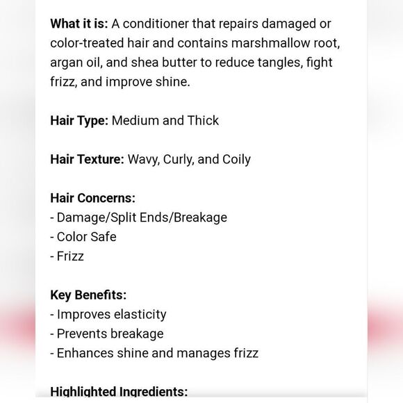 Adwoa Beauty Blue Tansy Reparative Conditioner - Picture 6 of 8